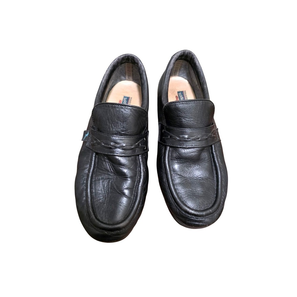 Vintage Red Wing Men's Black Leather Loafers Slip-On Dress Shoes Size 8EE